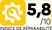Réparabilité 5.8