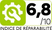 Indice de réparabilité 6.8